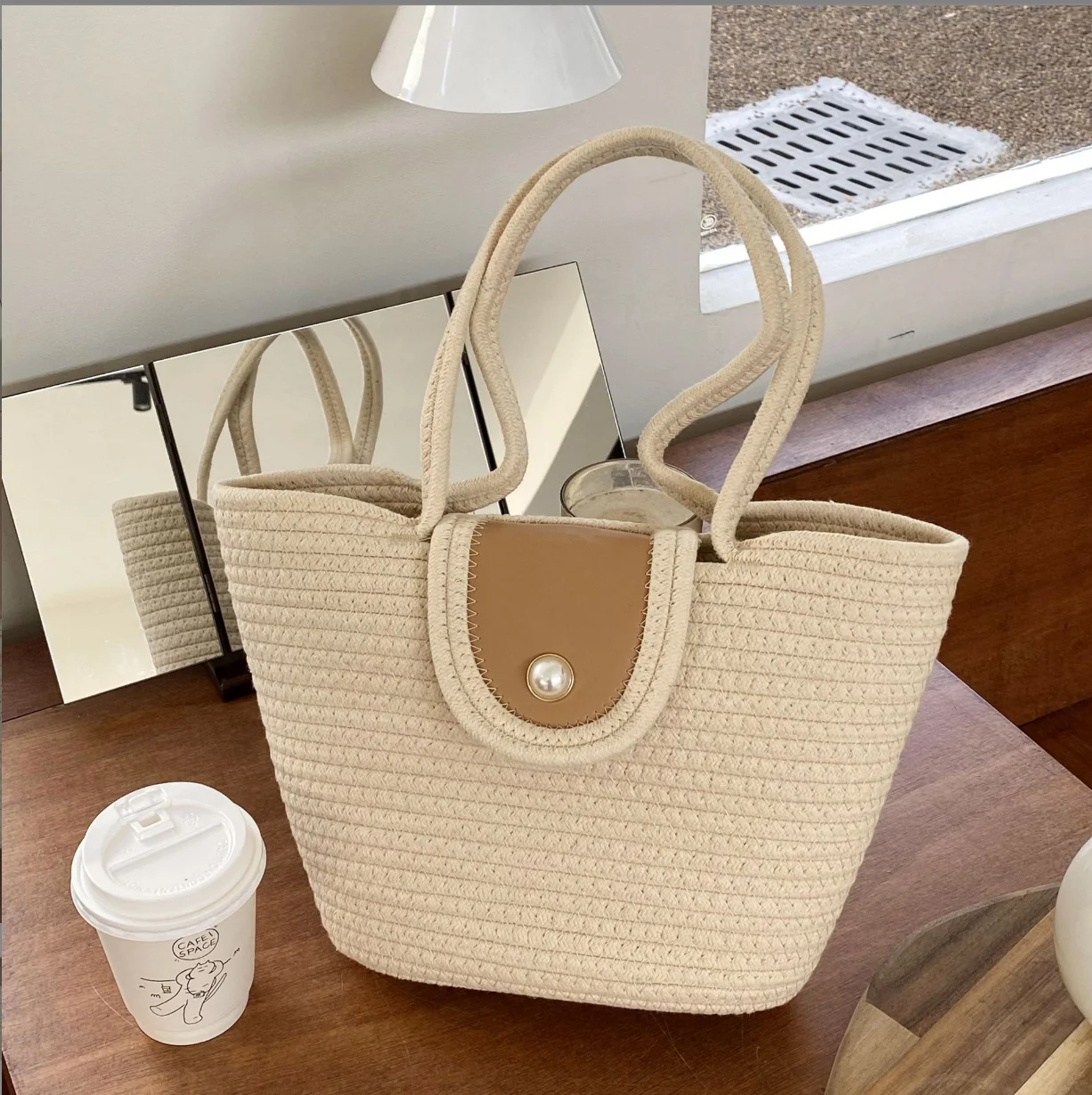 Borsa di paglia di fabbrica all'ingrosso thailandia vocazione