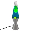 Lampe à cire bleue et verte