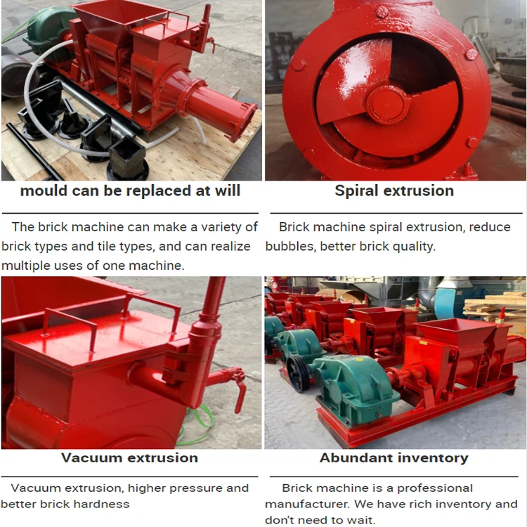 Automatic Clay Vacuum Extruder Mud Earth Soil Pug Mill Mixer Ceramic Clay Pug Mill Mixing Machine Clay Extruder Machine
