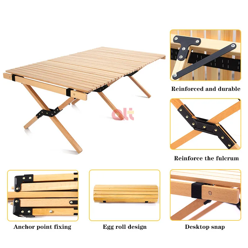 Folding Table Camping Egg Roll Camping Folding Table Small Camping ...