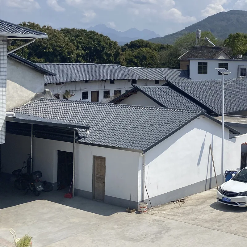 Custom ASA Synthetic Resin Roofing Tiles Heat Resistant PVC Industrial Design Style for Outdoor Application Prices in Lebanon