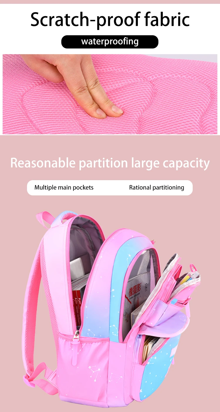 2023 Stylish Student Primary School Backpacks Kid Mochila Escolar