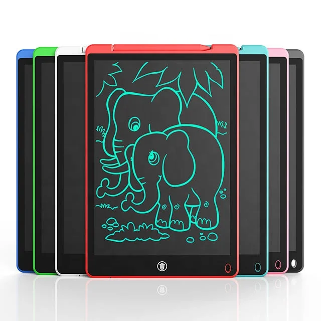 12 Inch Digital Drawing Tablet for Kids Durable Handwriting LCD Pad E Ink Writing Tablet With Battery Lock