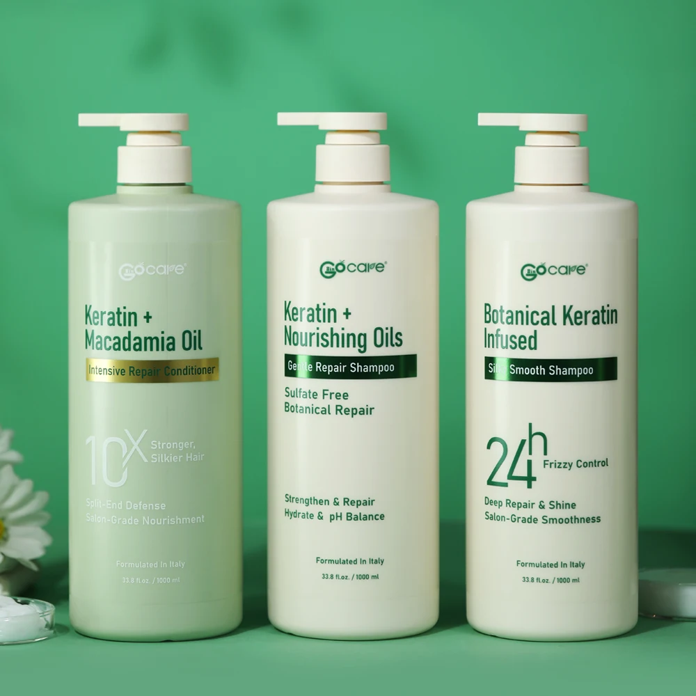 Gocare 1000ML Daily Intensive Hair Care Treatment Vitamins Repair Dry Hair Shampoo and Conditioner