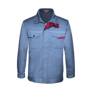 Men's High Quality Industrial Workwear Uniform Coverall Style Mechanic Overalls