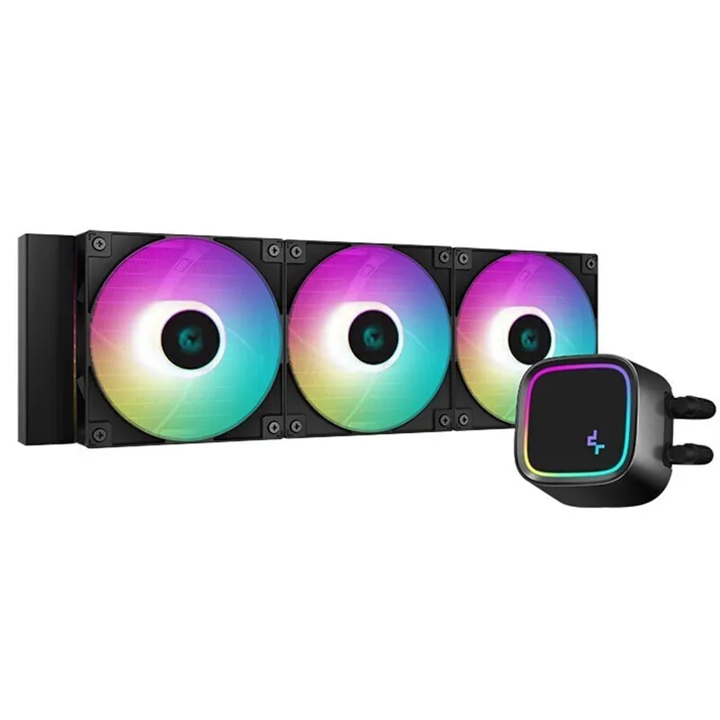 Deepcool Ice element ARGB Fan LE720/520 Computer Cpu Desktop Integrated Water Cooling Radiator LE520 Ice element 240 Black ARGB