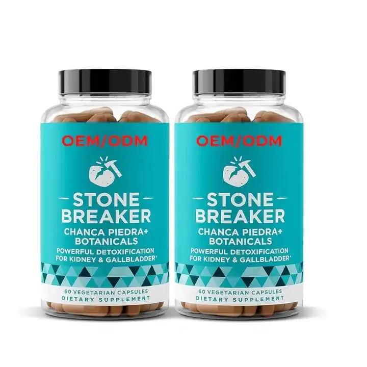 Natural Stone Dissolver Capsules with Chanca Piedra Kidney Gallbladder Cleanse Detoxify Urinary Tract Health Kidney Capsule