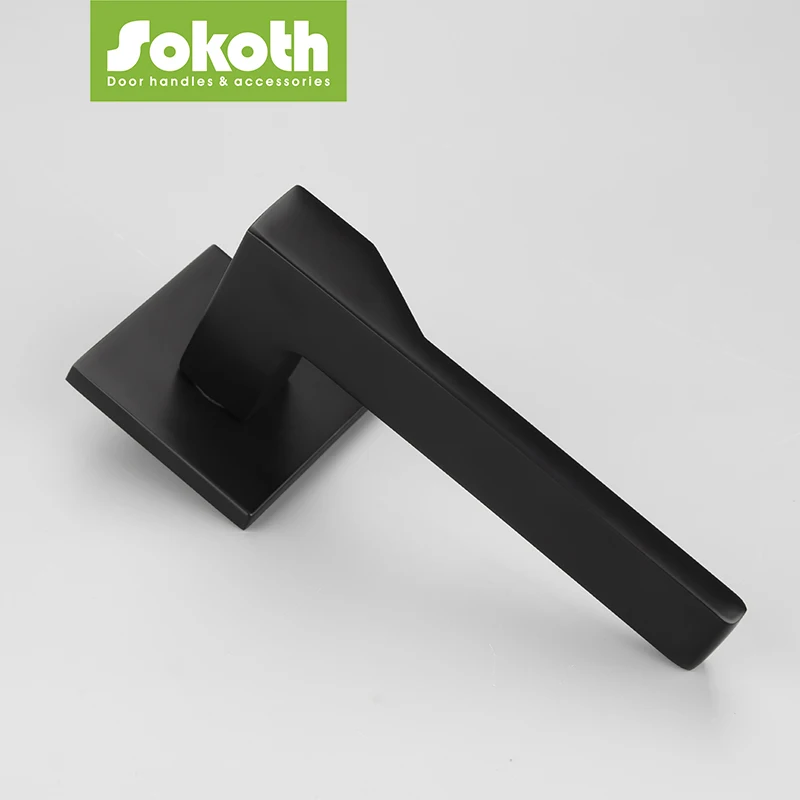 Black Nordic Style Minimalist Design Competitive Price Aluminum Door