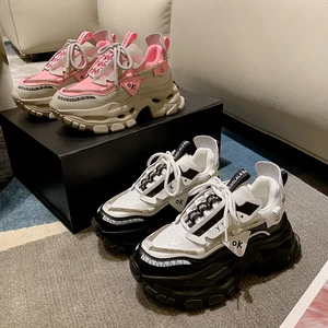 Popular Best Selling Women Casual Sports Shoes Walking Comfortable Waterproof Height Increasing Ladies Sneakers