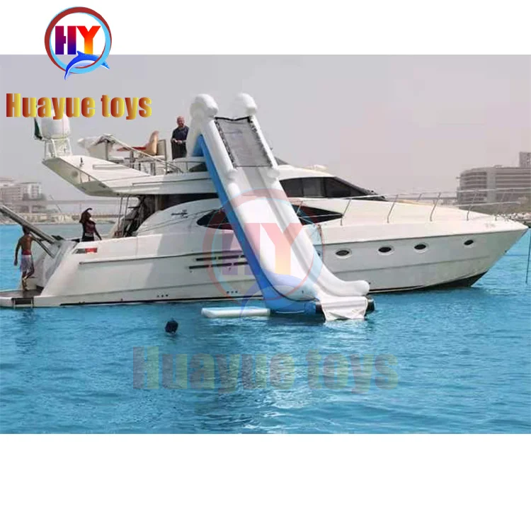 Customized Cruiser Water Park Slide Boat Slide Inflatable Yacht