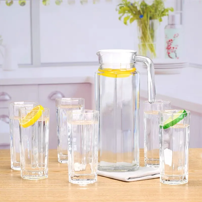 Juice Glass Jug And Cup Set Of 5