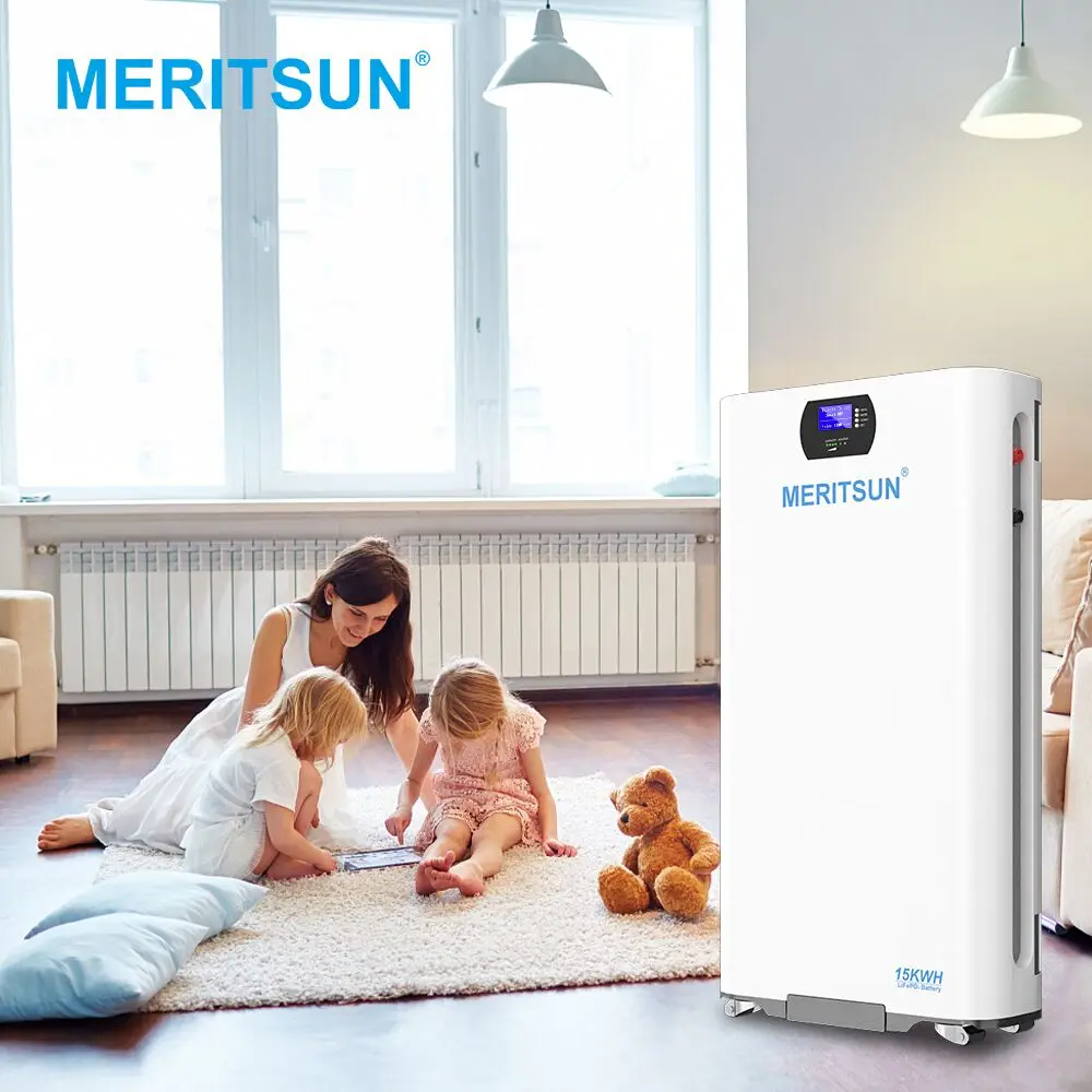 MeritSun Lithium Battery Solar Power Storage 15kwh 48V 300ah Lifepo4 Battery for Home Energy System