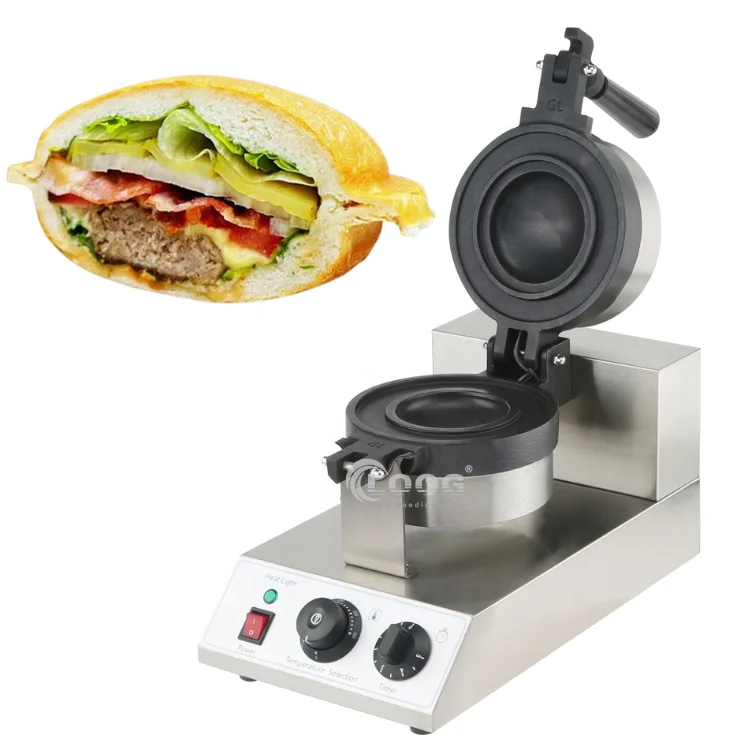 UFO Burger Press: Stainless Steel Electric Maker for Cafes