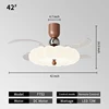42IN-Wood-Round-Ceiling Mount