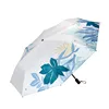 parapluie aux couleurs changeantes, feuille florale