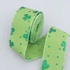 Green Four-Leaf Clover-6.3cm, 10 Yards Per Roll