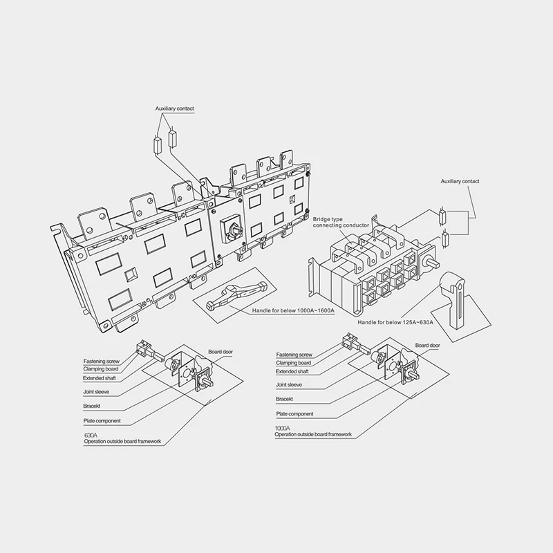 1200 Amps Change Over Disconnecting Switch 630 a