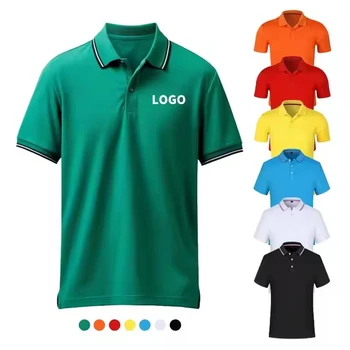 2024 New Wholesale Customized Golf Polo Shirt Long Sleeve Business Uniform Men's Customized Polo Shirt