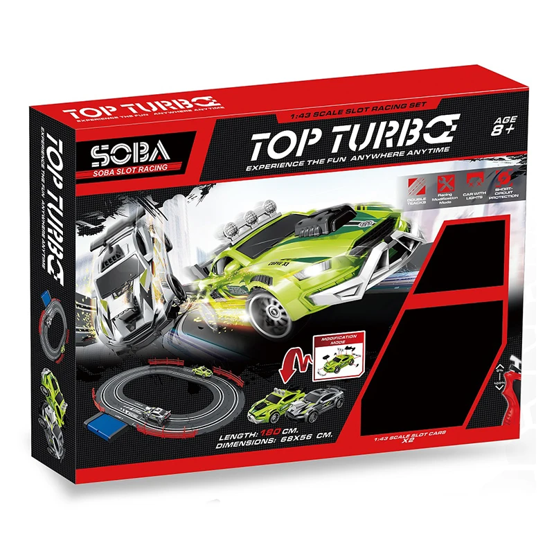 レールハンドローリングスロットカーバッテリー式スロットカー
