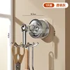 Six-claw rotating suction cup hook - translucent gray
