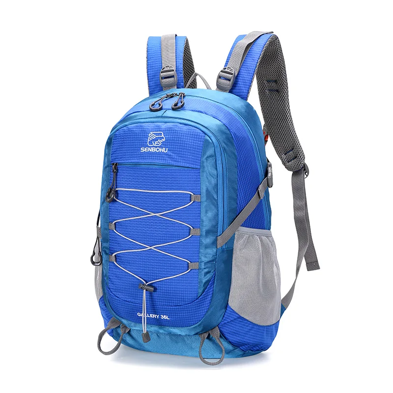 36L Nylon Travel Backpack Waterproof Outdoor Rucksack Men Camping