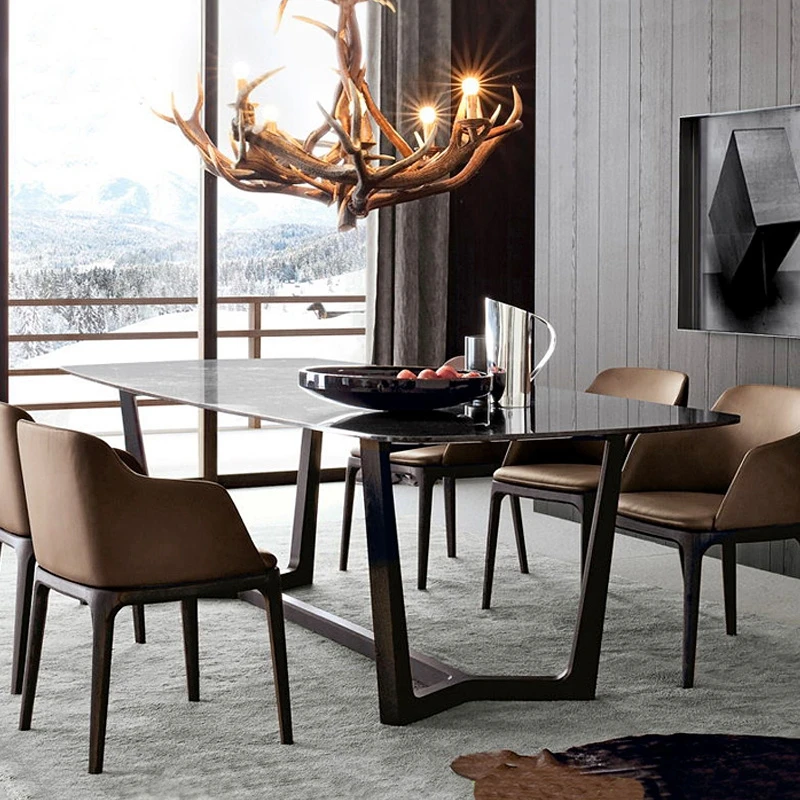 Modern Luxury Design with High End Sintered Stone and Solid Wood ...