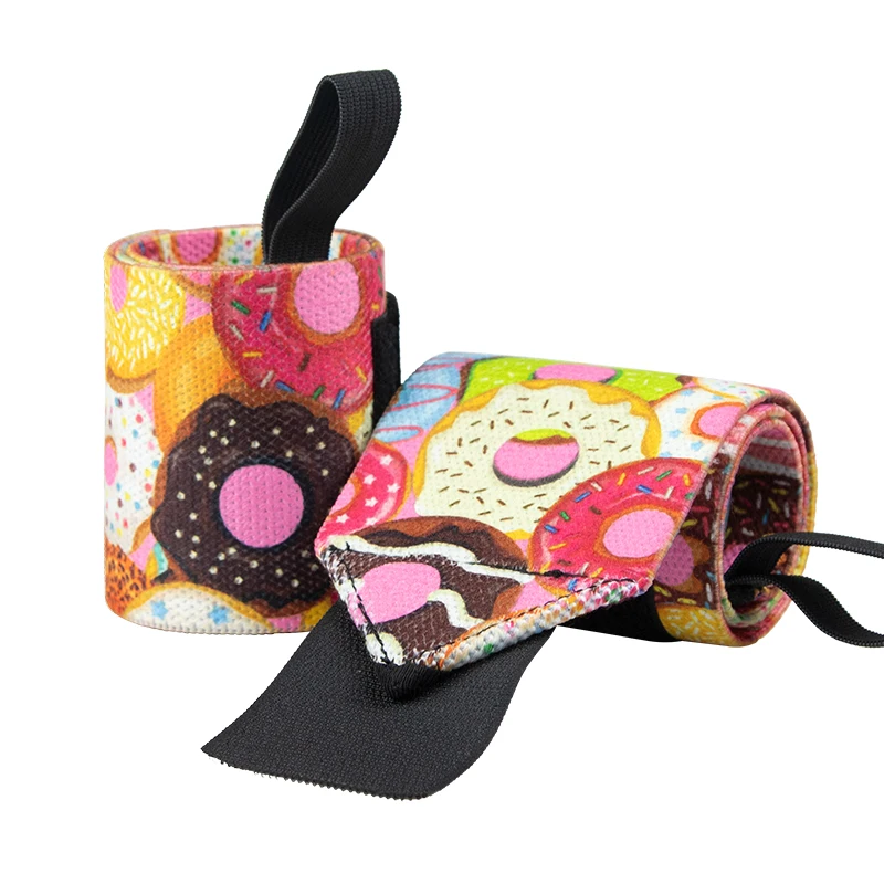 MKAS Power Lifting Custom Anime Wrist Wraps Strengthen Compression Weight Lifting Gym Heavy Duty Wrist Wraps