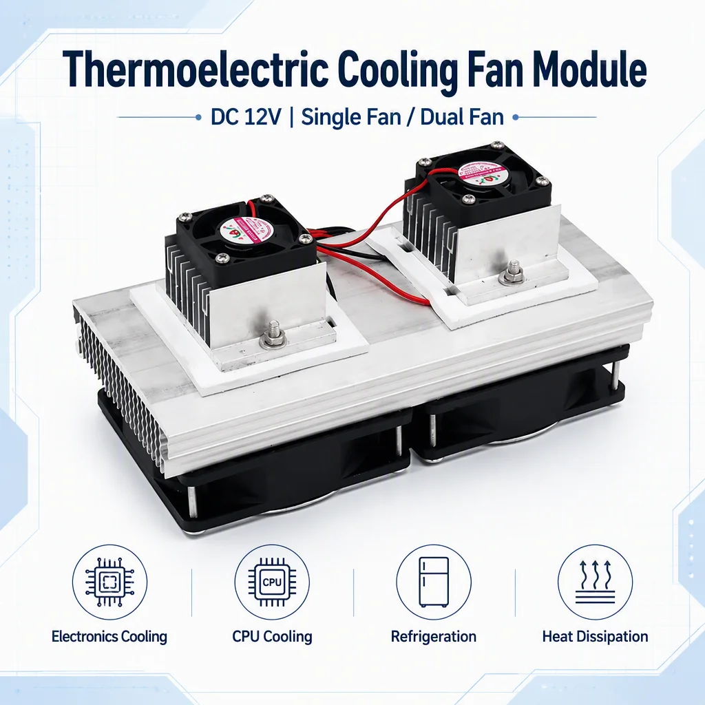Cooling Module Peltier Fan, Aluminum, AL-MD18B - detail 2