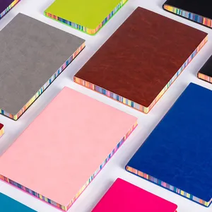 Wholesale High Quality Rainbow Diary Notebook Cheap Lined Paper B5 Note Book for Students