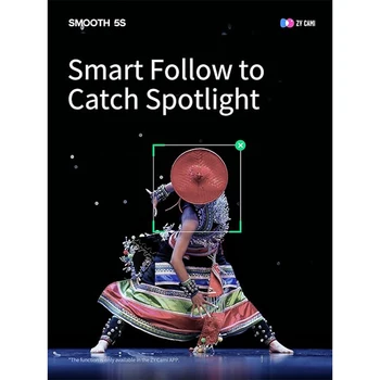 Zhiyun Smooth 5S Phone Gimbal 3-Axis Smartphone Stabilizer With Built-in Fill Light AI Face Tracking for iPhone and Android detail image