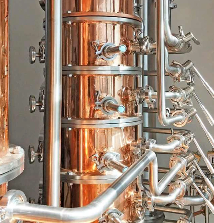 Distiller Stack Reflux Pot Still Distillation Column - Premium Equipment