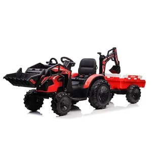 Both a Truck and a Tractor Toy Car for Kids to Drive With 12v Battery