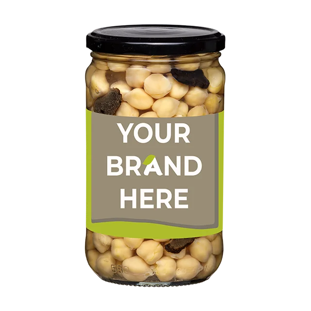 Новое поступление Высококачественный Испанский здоровый приготовленный нутовый и черный трюфель с 540 г пищевой упаковки