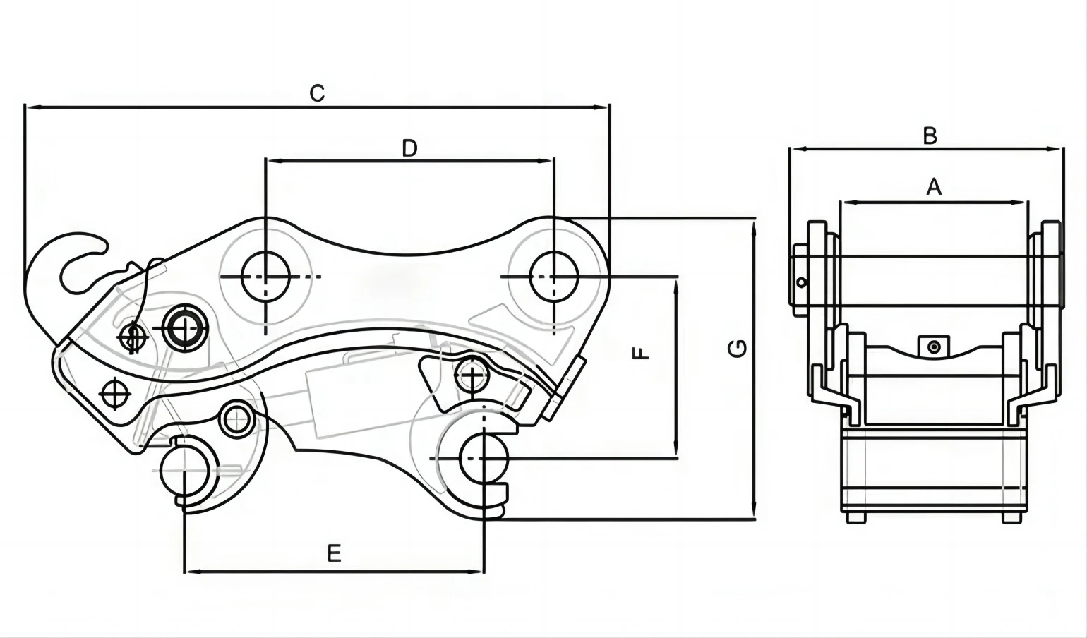 Excavator Coupler Hydraulic Hitch For Construction Jcb Afrimart Online Excavator Coupler Hydraulic Hitch For Construction Jcb Afrimart Online