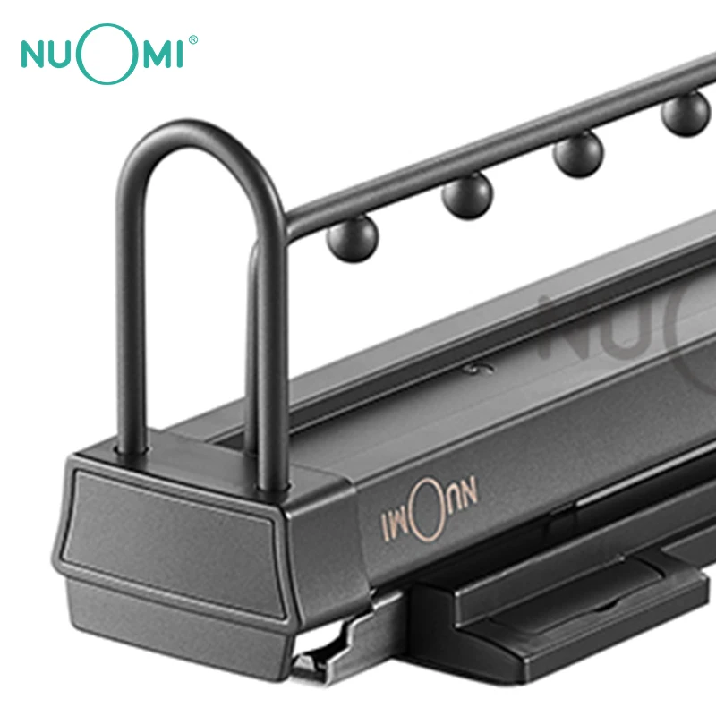 NUOMI Double 12 Discount Promotion Soft Closing Top Install Clothing Rack With Double Slide JADE Series