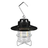 Black retro camping light, polymer battery