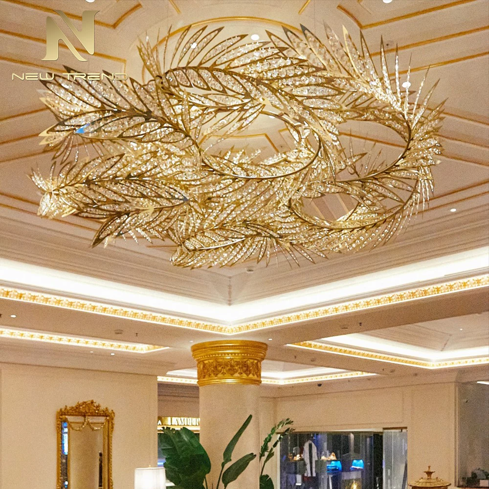 CPL-311 New Product Indoor Decoration Ceiling Lighting Villa Hall Hotel Lobby LED Chandelier