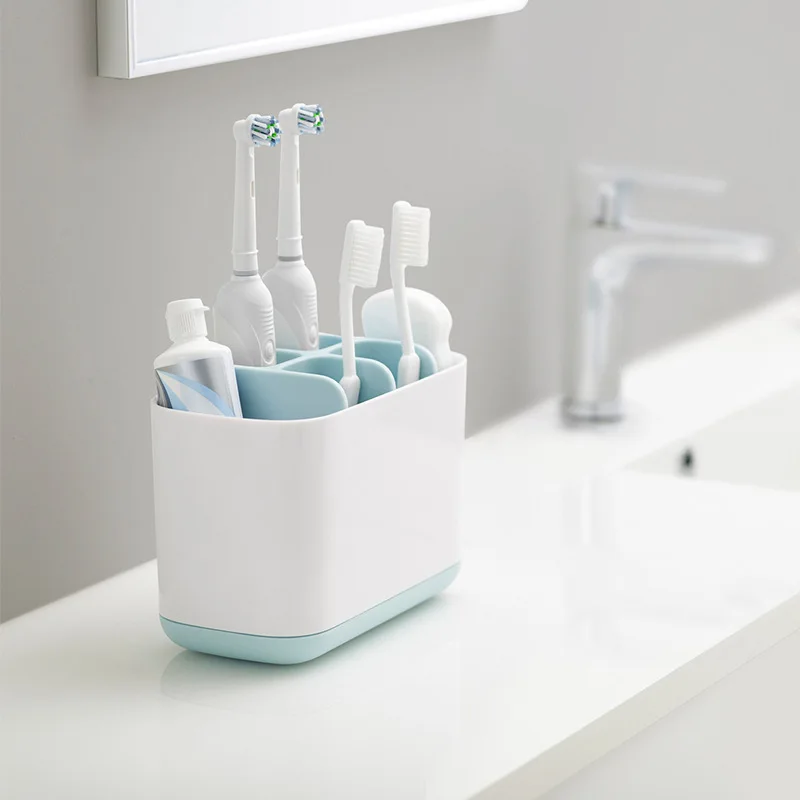 New fashion multifunctional toiletry set electric toothbrush Bathroom shelving Kitchen Soap cleaning brush organizer