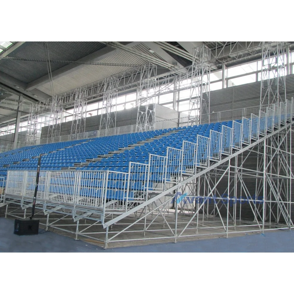Avant Sports Large Stadium Grandstand System Modular Bleachers Seating Metal Bleacher Dismountable Scaffolding Grandstands Seats