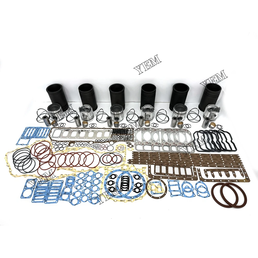 S6A2 Overhaul Kit With Piston Rings Liner Full Gasket Set for Mitsubishi