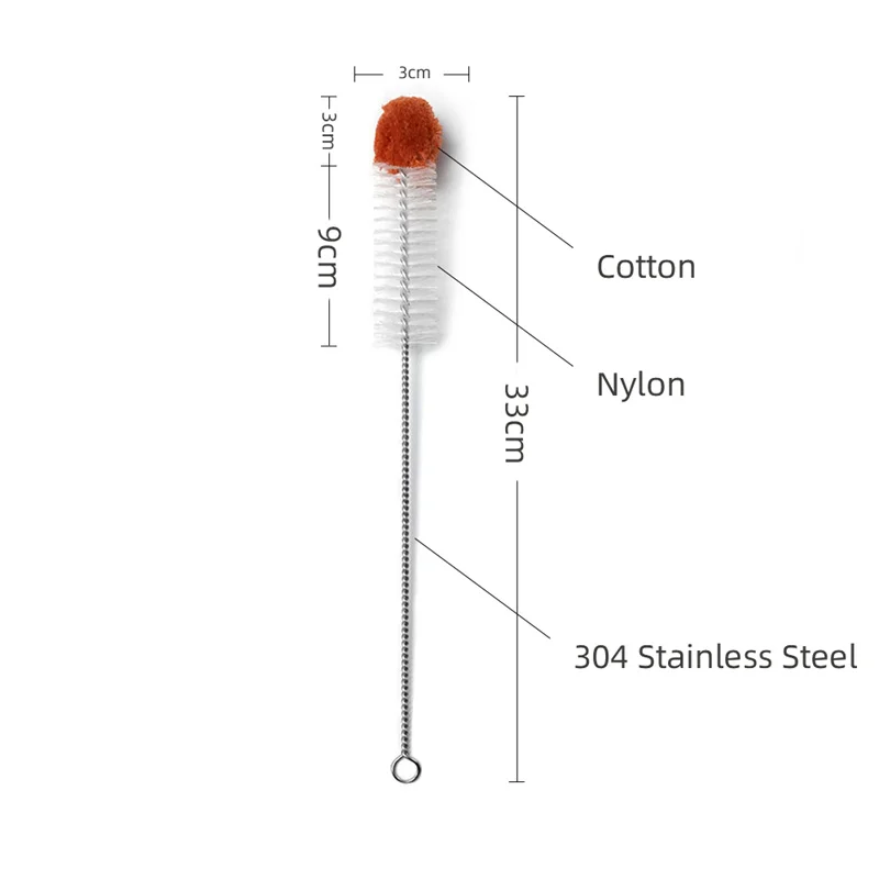 High Quality Long Bottle Brush Water Cup Cotton Cleaning Brush Buy