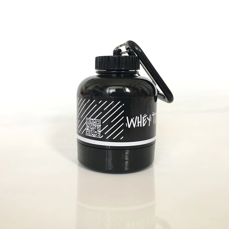 Hot Sale 100ml 200ml Keychain Supplement Funnels Gym Whey Powder