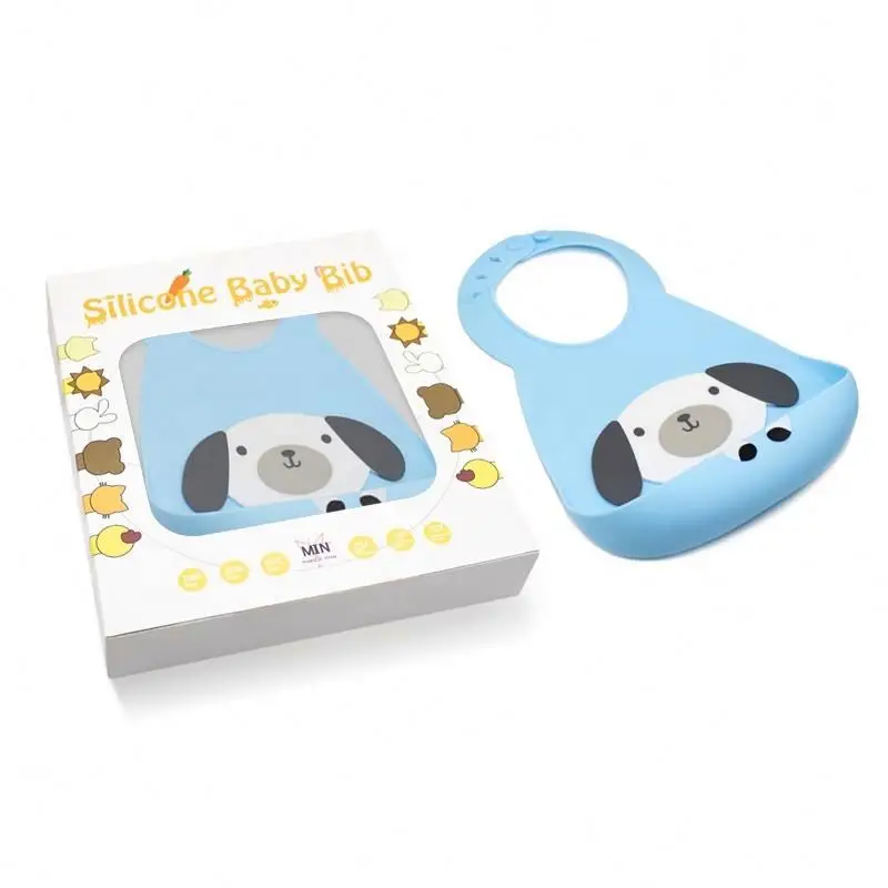 Новый силиконовый нагрудник для кормления ребенка с карманом Силиконовые Детские Прорезыватели