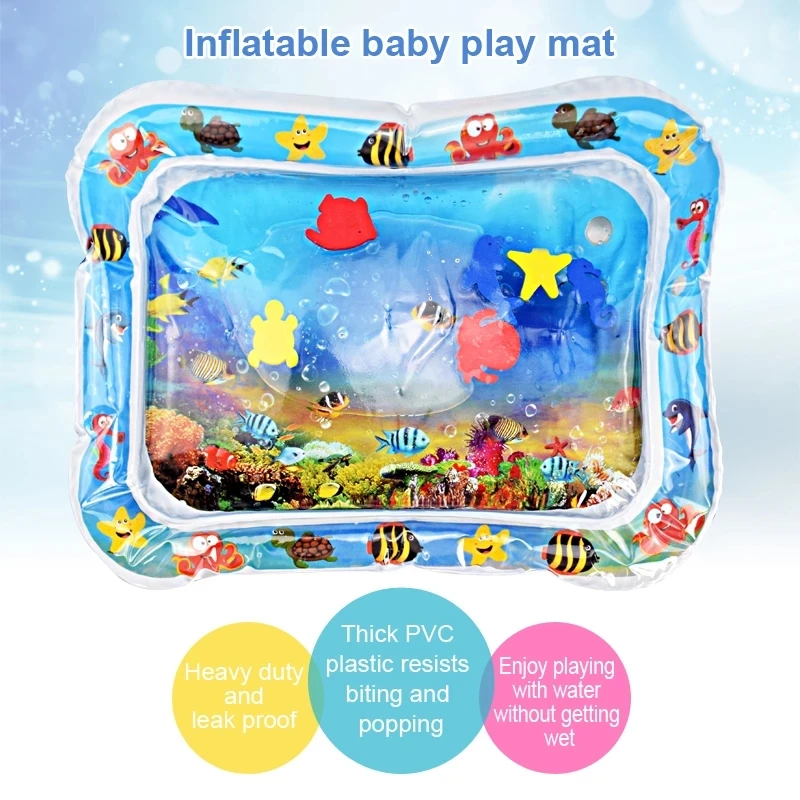 OEM Summer Cool Toys Cartoon Lovely Baby Inflatable Water Play Mats supplier