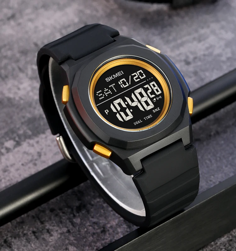 SKMEI 2023 спортивные Водонепроницаемые наручные часы 50 м, хронограф, мужские часы, оптовая продажа, цифровые часы