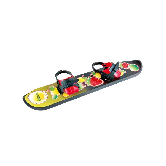 Kids Entry Level Plastic Baby Snow Board with Bindings for Snow Toys