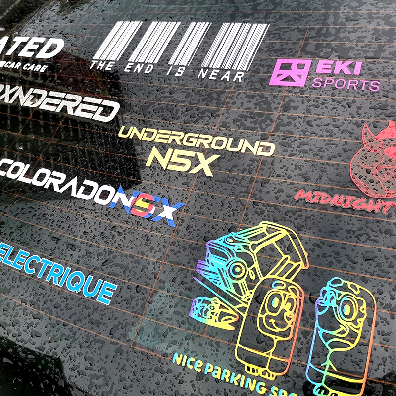 Custom Vinyl Die Cut Window Stickers - Waterproof & UV Resistant