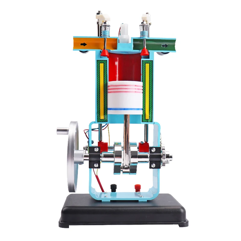 Internal Combustion Engine Model Two Stroke Single Cylinder Physical Experimental Equipment for School Gasoline Engine Model