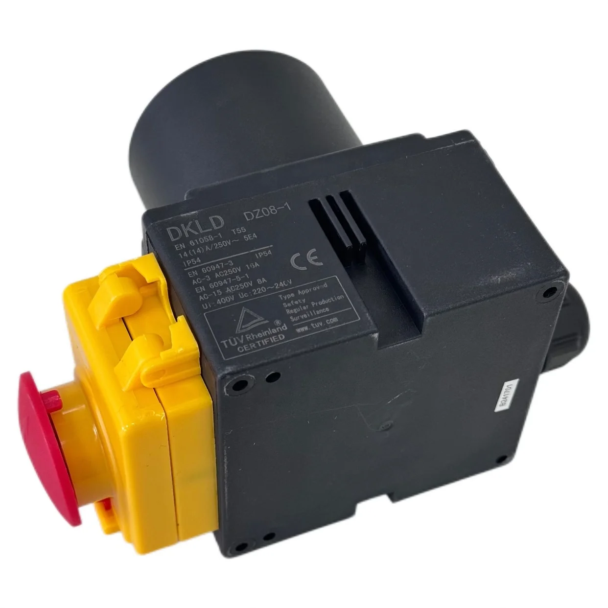 Machine switch, attachment switch 400 V with integrated relay and undervoltage activation