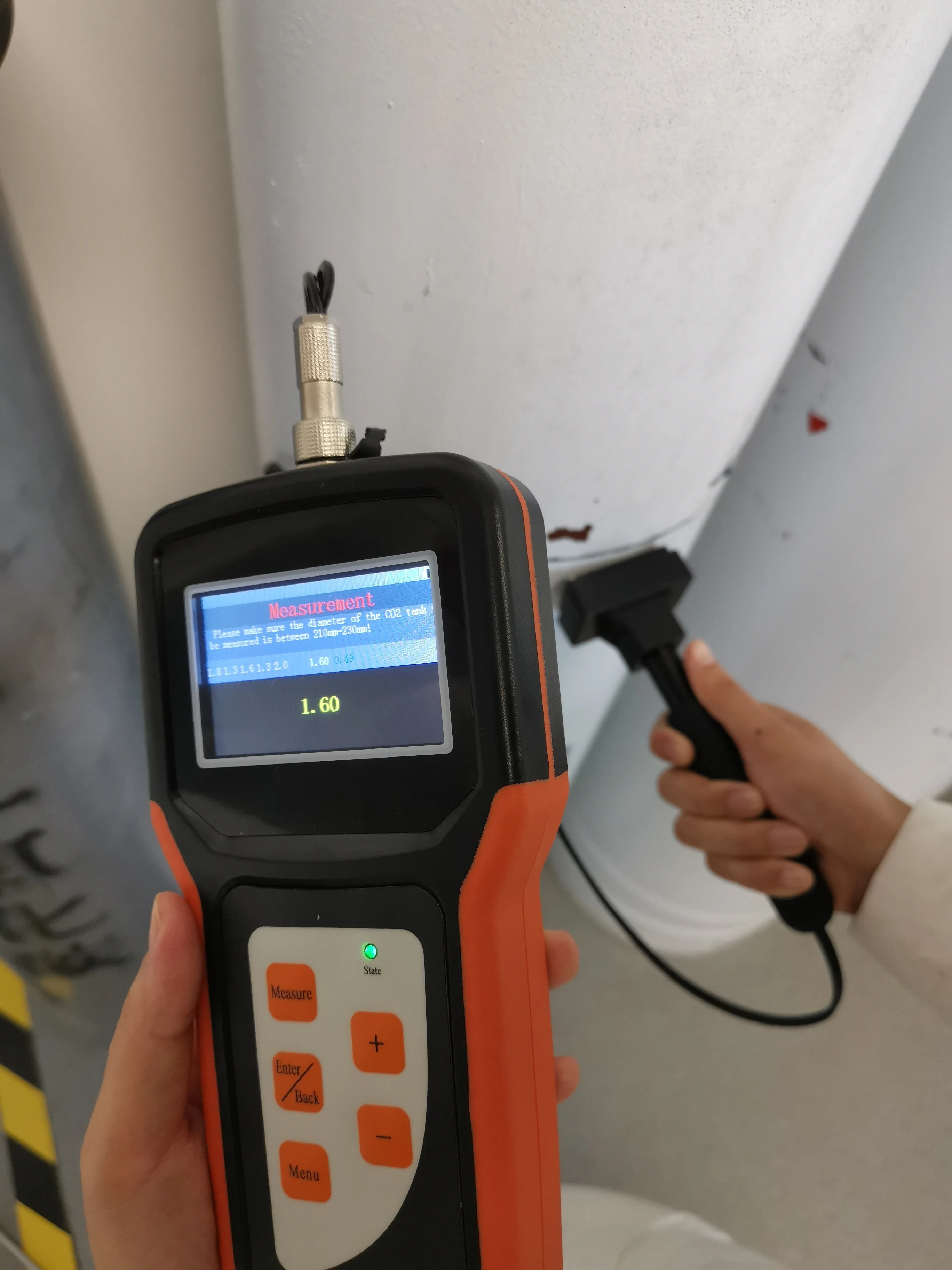 PLI Portable Liquid Level Indicator for Fire Extinguisher CO2 tank Check Ultrasonic Liquid Level Indicator Co2